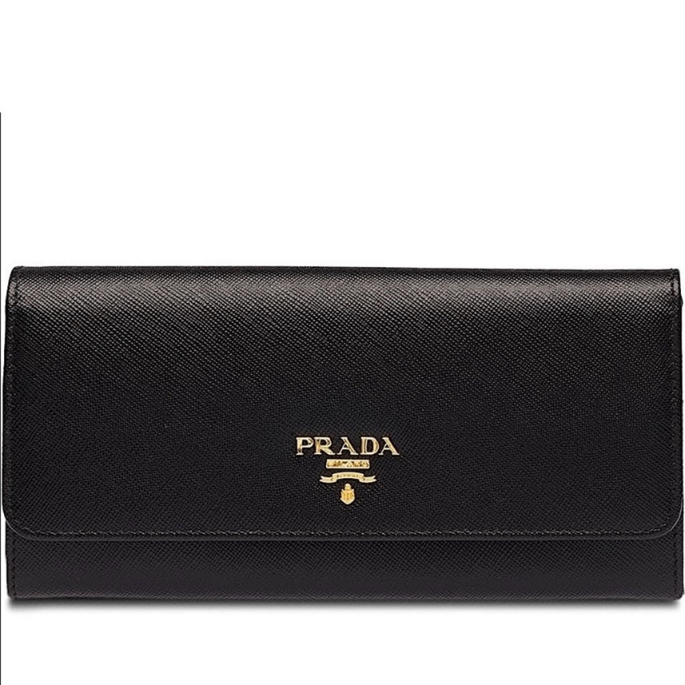 Prada Saffiano Portafoglio Pattina Long Wallet